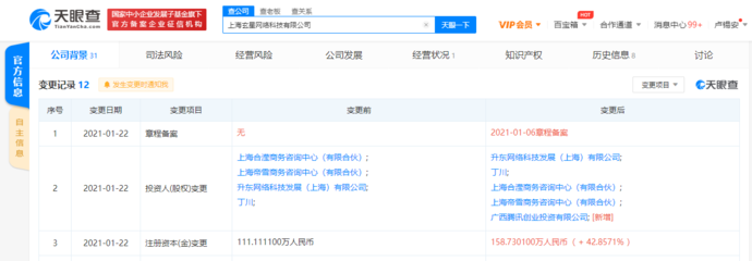騰訊戰(zhàn)略投資上海玄星網(wǎng)絡(luò)科技，深化企業(yè)級(jí)服務(wù)與網(wǎng)絡(luò)技術(shù)布局